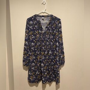 Floral Long-sleeve Sundress